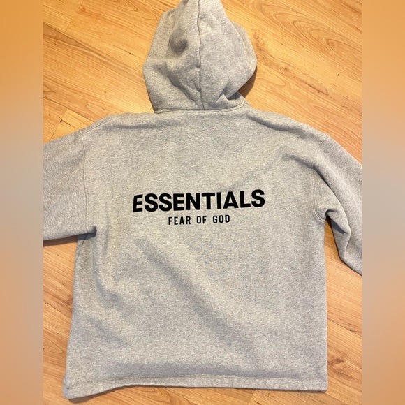 Essentials Gray Hoodie - Picture 1 of 3